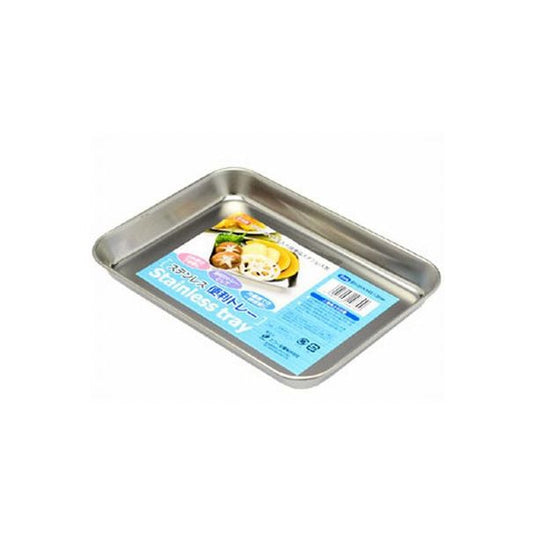 Stainless Tray W13.5xD18.5xH2cm