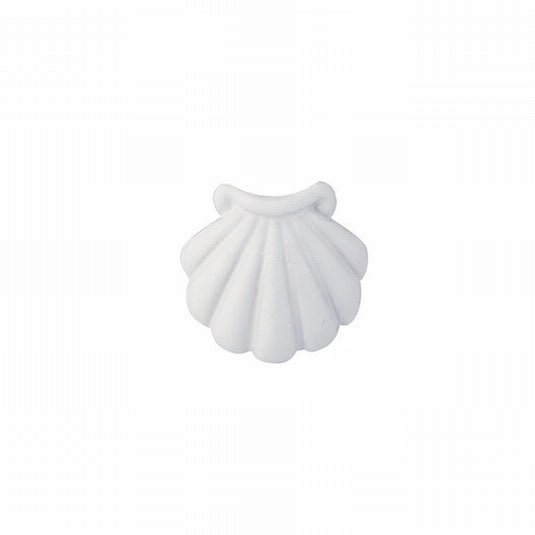 Clou Mermaid Shell 8x6.5mm White (3pcs)