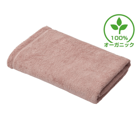 [Hotel Specification] Organic Cotton Bath Towel (M) 70 x 140cm (powder pink)