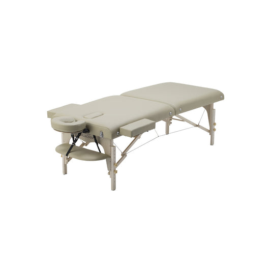 Deluxe Wooden Folding Bed 006WDX Beige