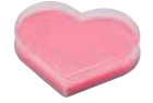 Tip Display Case Heart Pink