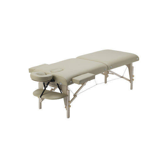 Deluxe Low Resilience Wooden Folding Bed 006SDX Beige