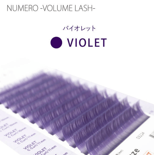 NUMERO Volume Lash Color Violet 0.07 MIX 7mm-12mm