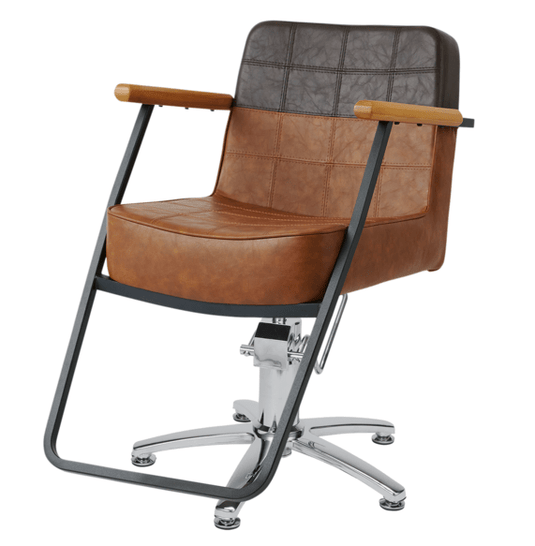 [Tough Design Product] Styling Chair T202 (Top) - Camel x Vintage Brown