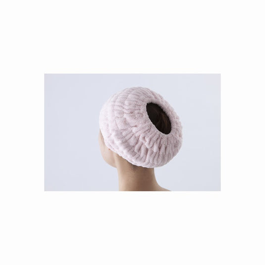 SMART COLLECTION Extra Absorbent & Quick Dry Microfiber Hair Turban (Tube Type) Pink