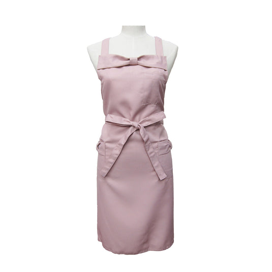 Ribbon Apron Pink