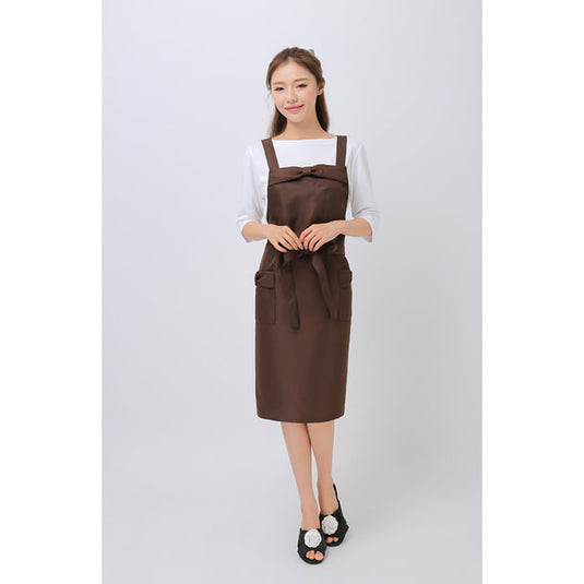 Ribbon Apron Chocolate