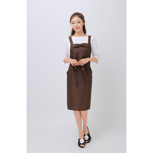 Ribbon Apron Chocolate