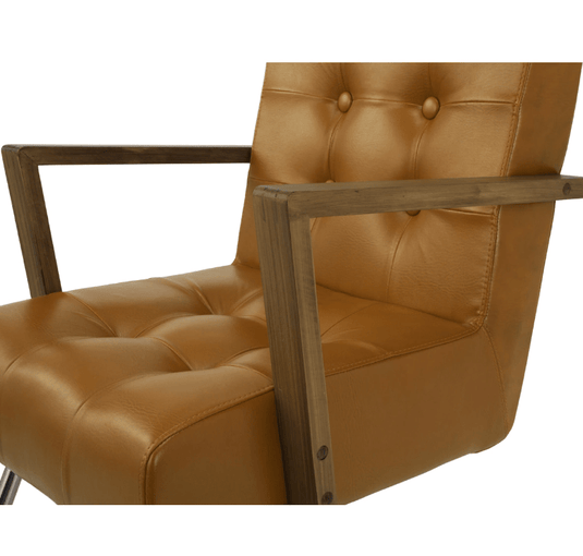 [Vintage] Styling Chair Albero (Top) (HD-A-022) - Camel Brown