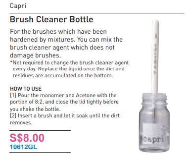 Brush Cleaner Bottle