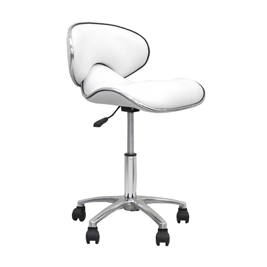 Relax Shell Stool II (Cleaning Wheels Type) White