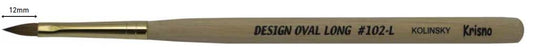 Design Sculpture Oval Brush #102-L