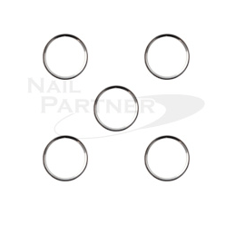 Clou Frame Round 7mm Silver (20pcs)