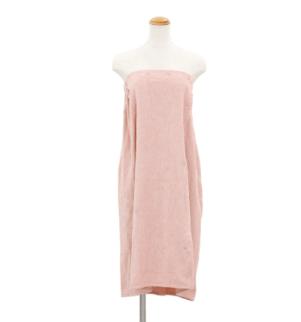 Luxury pile esthetic gown (front opening type) Powder Pink