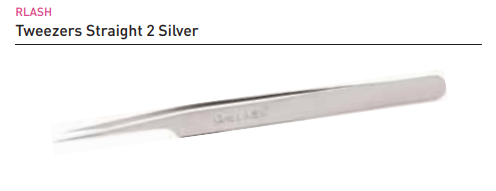 Tweezers STRAIGHT TYPE2 SILVER