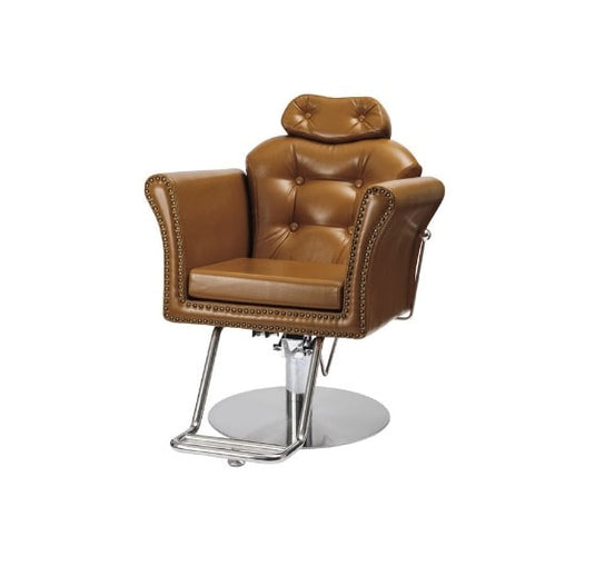 [Premium] Manual Shampoo Chair Belta-S (HD-B-020A) (Top) - Camel Brown