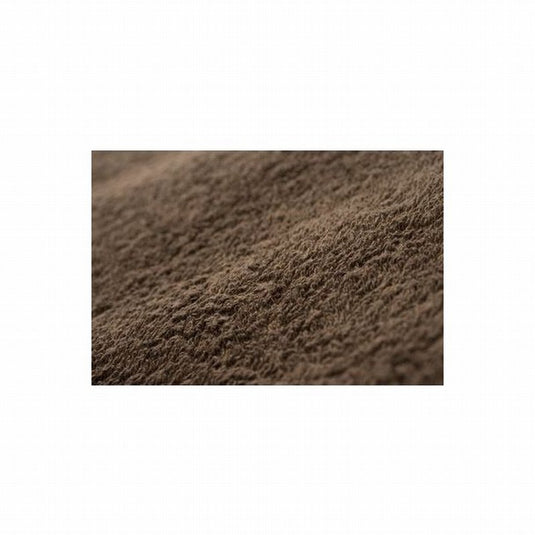 Luxury Pile Fabric Bath Towel (M) 70 x 140cm Dark Brown