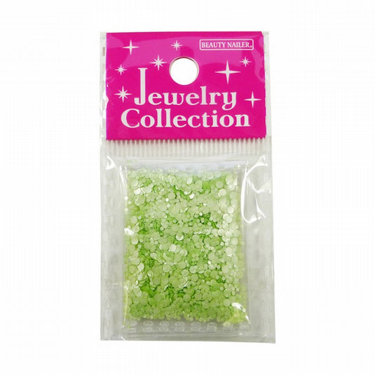 Jewelry Collection (Circle) Pastel Green  JC-3 (1MM, 2MM Mix 1g)