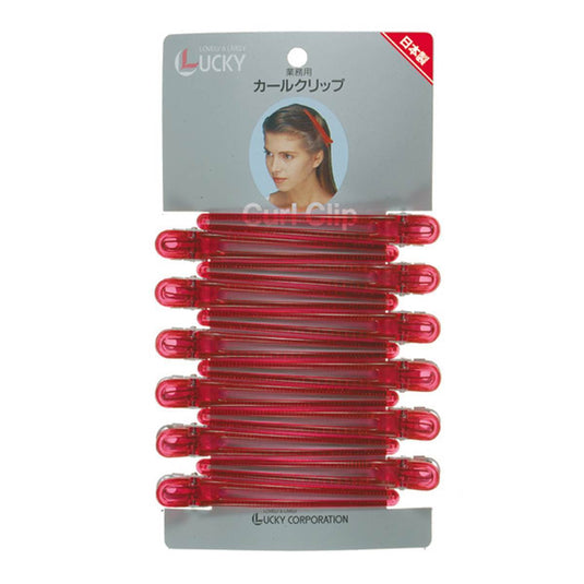 Curl Clip LL Strawberry 12pcs 102MM