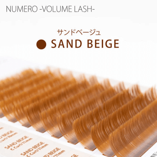 NUMERO Volume Lash Color Sand Beige 0.07 MIX 7mm-12mm