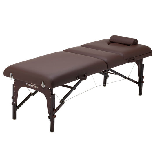 High Class Memory Foam Wooden Folding Reclining Bed 009SDX Dark Brown