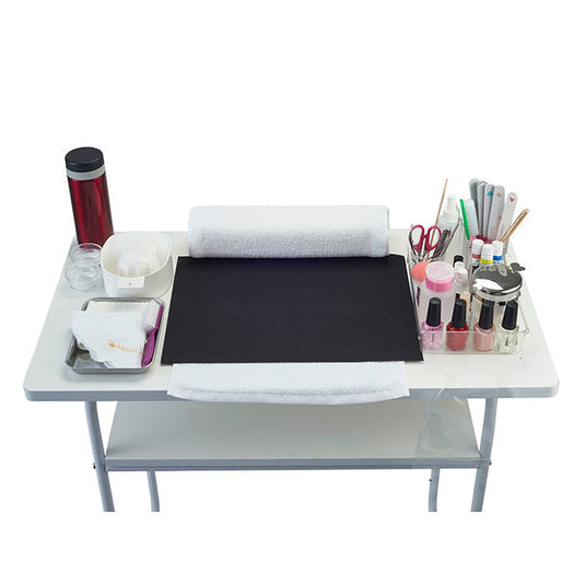 Simple Type Frame Nail Table White