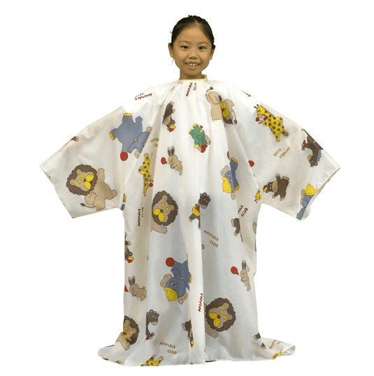 No. 7259 Children Hairdressing Cape with Sleeve [Waterproof]