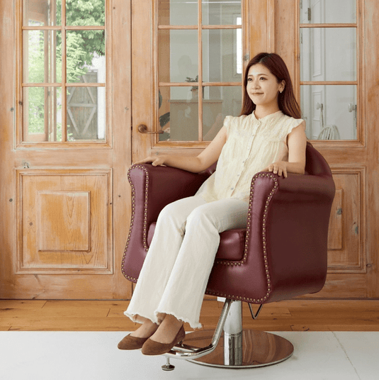 [Luxury] Styling Chair Massimo (HD-A-062) (Top) - Classic Brown