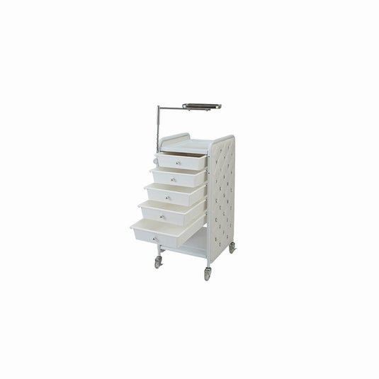 Lucile Quilting wagon 7 Tier Type (Completely Assembled) White