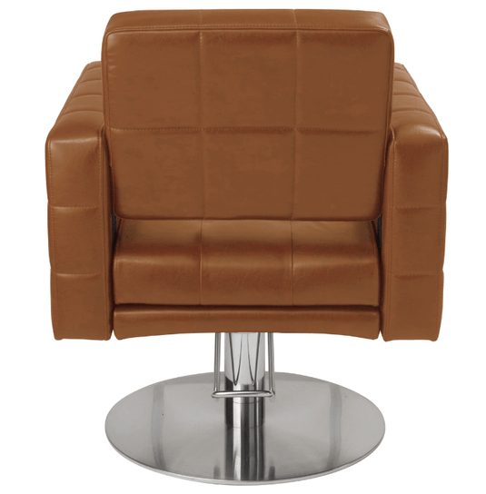 [Luxury] Styling Chair Cube II (HD-A-060D) (Top) - Camel Brown