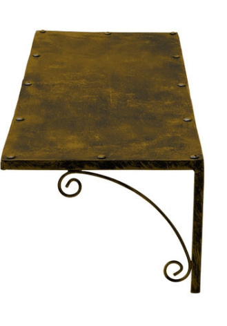 Antique Iron Counter (Aging Finish)