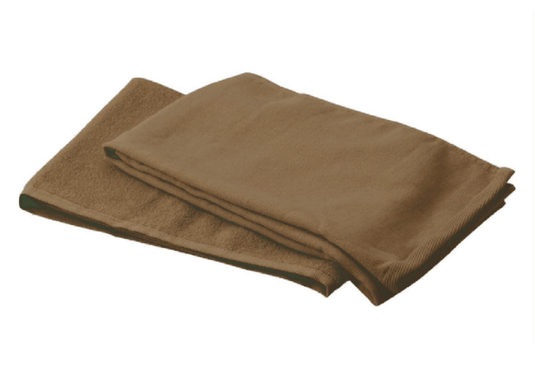 ECO Pile Textile Gauze Towel 34x85cm 12 units Dark brown