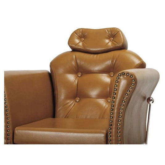 [Premium] Manual Shampoo Chair Belta-S (HD-B-020A) (Top) - Camel Brown