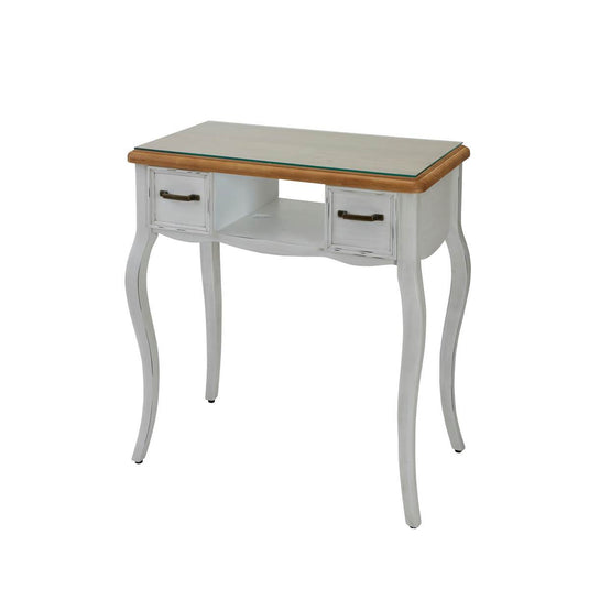 Shabby Chic Line Nail Table Loiret Antique White