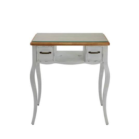 Shabby Chic Line Nail Table Loiret Antique White