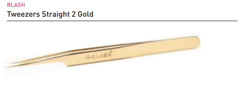 Tweezers STRAIGHT TYPE2 GOLD