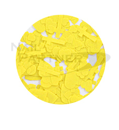 Heart & Cross Hologram YM-14 Matte Yellow 1.5g