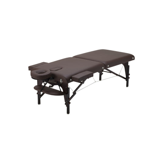 Deluxe Wooden Folding Bed 006WDX Dark Brown