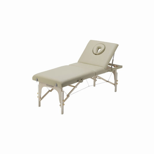 High Class Wooden Folding Reclining Bed 009DX Beige