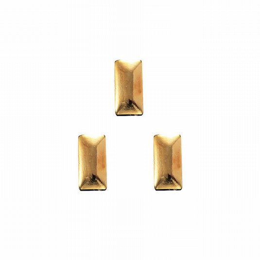 Clou Studs Rectangle 3x1.5mm Gold (100pcs)