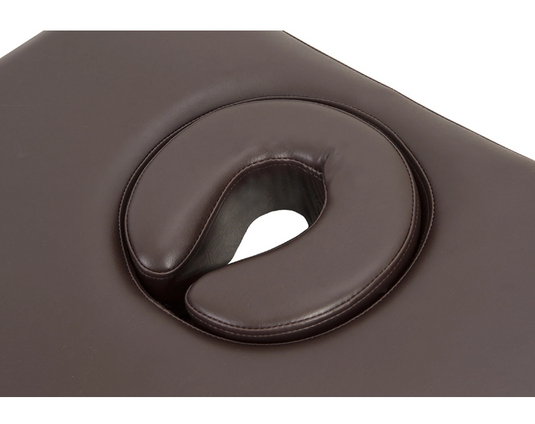 Manual Elevating Reclining Bed DX (Omega Style) with Face Mat) (Completely Assembled)-Dark Brown