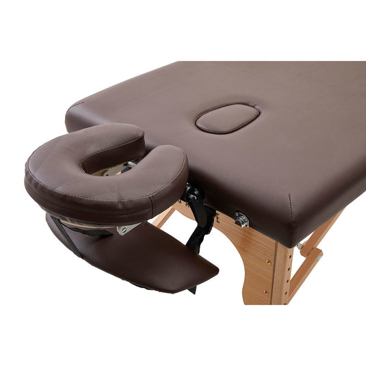 Lightweight Wooden Folding Bed EB-03DX Dark Brown