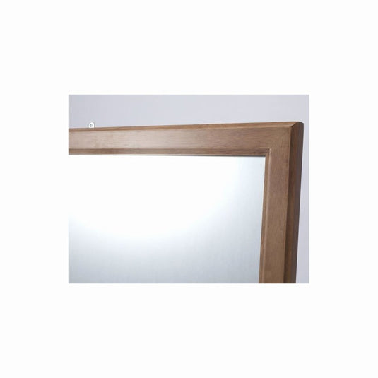 Wall Mounted Face Mirror MH360 (S Size) Light Brown