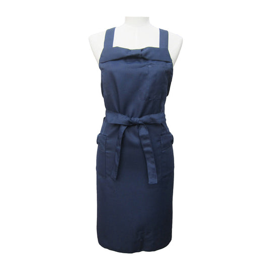 Ribbon Apron Navy