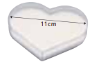 Tip Display Case Heart White