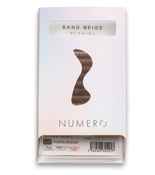 NUMERO Color Matte Flatlash SAND BEIGE J-Curl 0.15 MIX 7mm-12mm