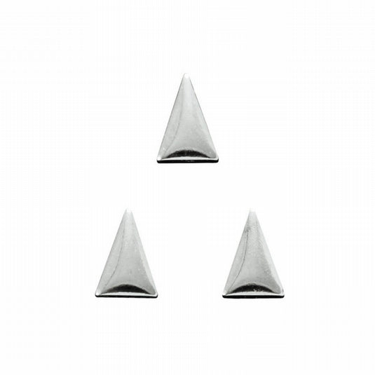 Clou Sharp Triangle 4x2mm Silver (100pcs)