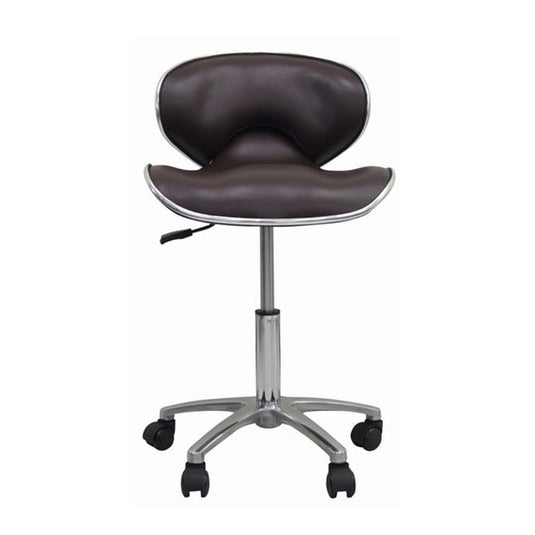 Relax Shell Stool II (Cleaning Wheels Type) Brown