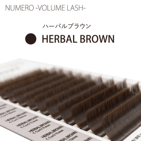 NUMERO Volume Lash Color Herbal Brown 0.07 MIX 7mm-12mm