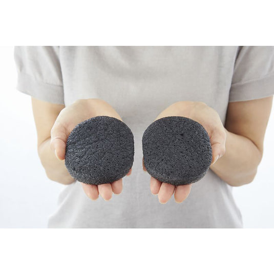 SMART COLLECTION Konjac Sponge Natural (White) Standard type Sponge 2 pcs